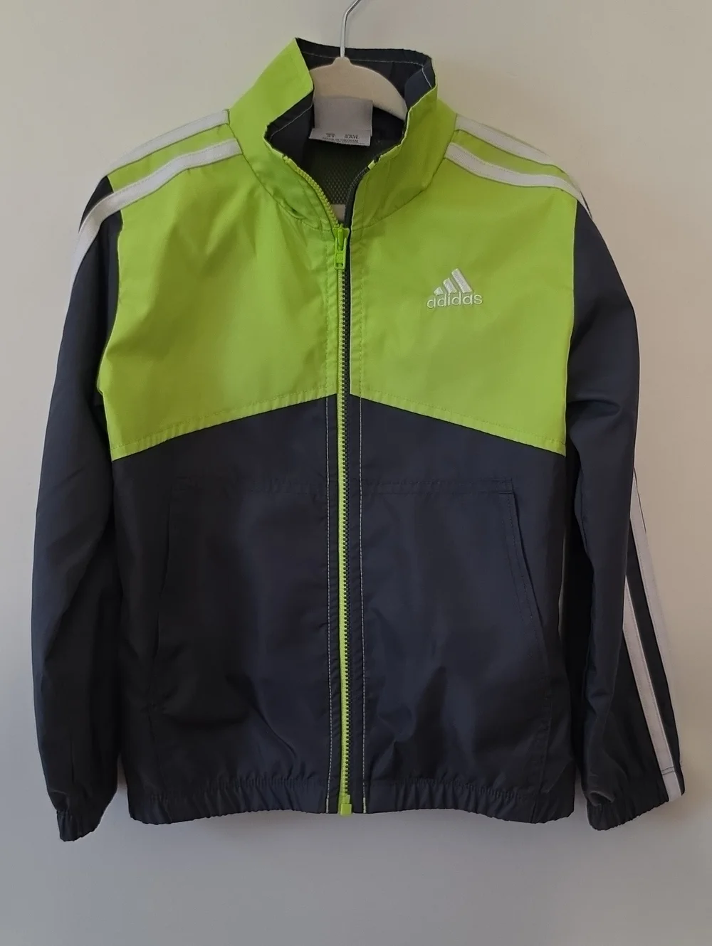 Adidas Boy's Full Zip Windbreaker Jacket 3T